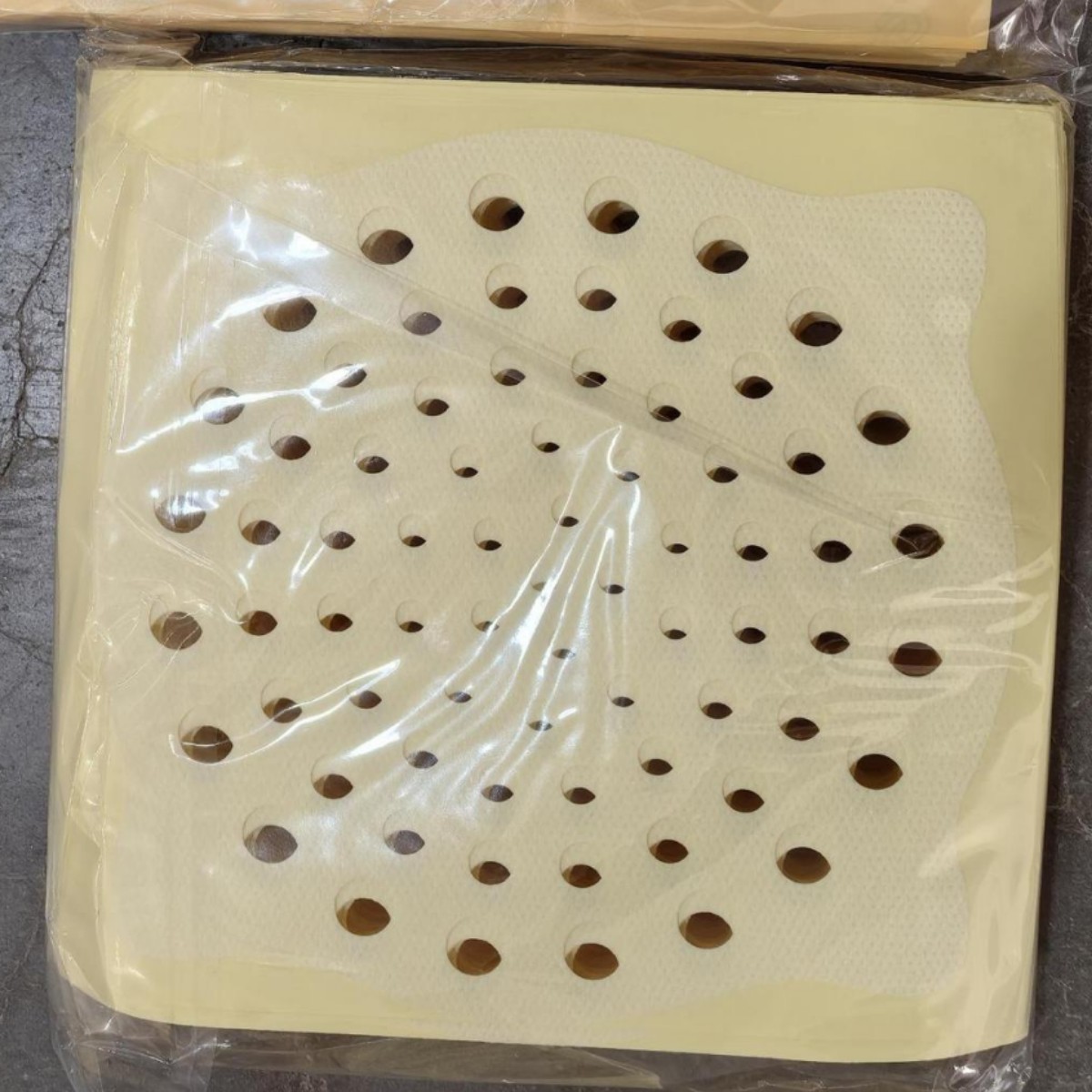 Pegatinas desechables de drenaje de piso Baño Cocina anti-Cabello Bloqueo de drenaje de piso bolsa de filtro de drenaje de pelo pegatinas de filtro