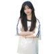 Pure Cotton White Three Bars Short-sleeved T-shirt Women's Large High School Students Girls Summer New Loose Short-sleeved Top