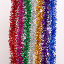 9CM彩条圣诞装饰彩条茜草 节日节庆用品喜庆装饰闪闪彩条厂家直供