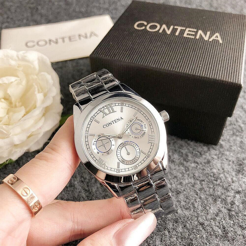 Three Eyes Pointer Men's Watch Business Fashion Commuter Wristwatch Non-automatic Mechanical Waterproof Quartz Men's and Women's Watch