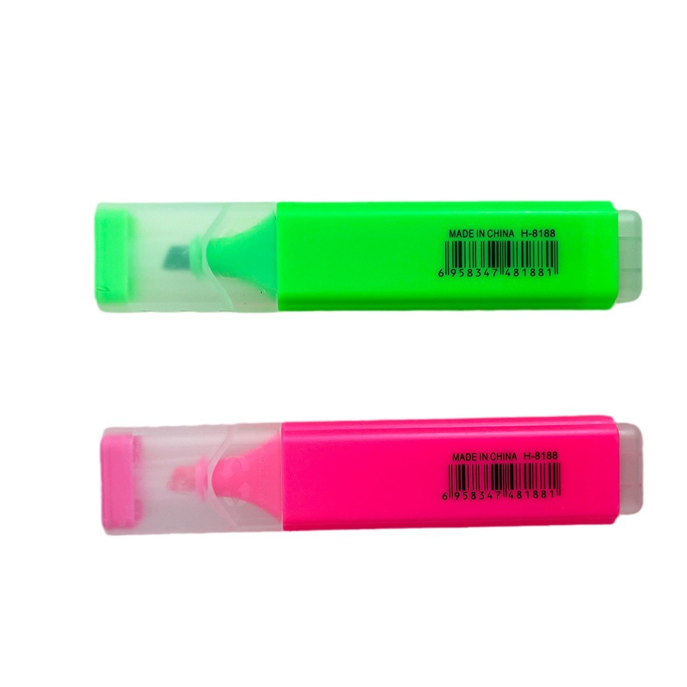 marcador fluorescente pen pen de color con cabeza inclinada para marcar trazos clave pen de alta capacidad para estudiantes