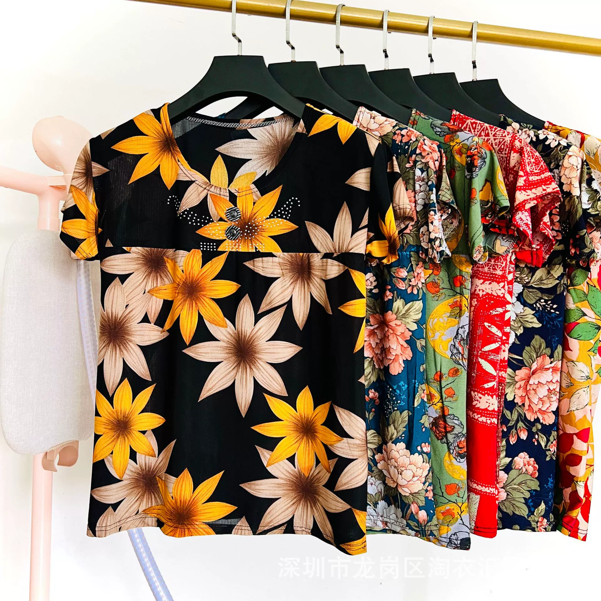 Мама Летняя женская одежда с короткими рукавами