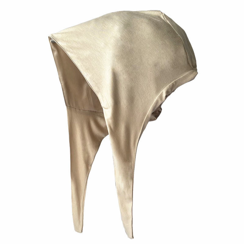 Eșarfă interioară din modal cu căptușeală din satin, două fețe_voghion.com