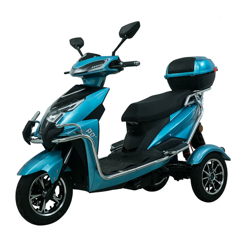 Exportar Ares bicicleta eléctrica de tres ruedas para adultos bicicleta de tres ruedas batería triciclo para ancianos que salen a viajar en tranvía