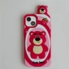 Liquid silicone-Strawberry bear