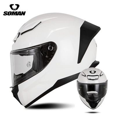 Motosiklet kaskı (dəbilqə) — Women Four Seasons Motorcycle Riding - pearl-white-s
