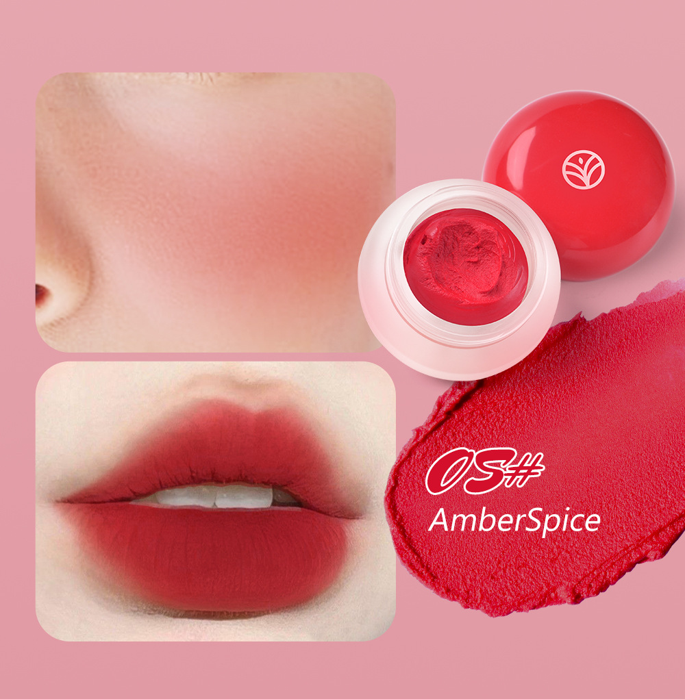 YOUNG VISION 6-color Mousse Blush Clay Nude Natural and Delicate Color Display matte Velvet Blush undefined