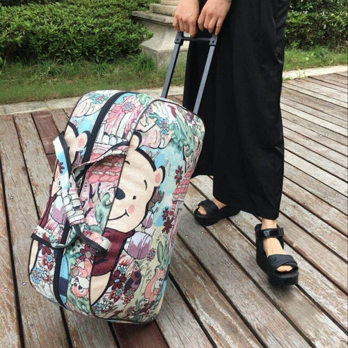 Rolling suitcase short trip unisex large capacity travel bag for women, boarding rolling suitcase travel bag, travel bag, hand-held travel bag