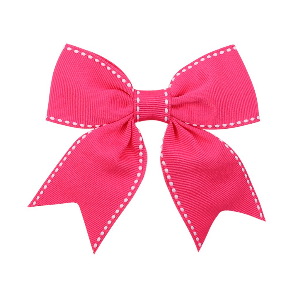 Korean Ponytail Hair Accessories Simple Candy Color Bow Duckbill Clipwholesale display picture 5