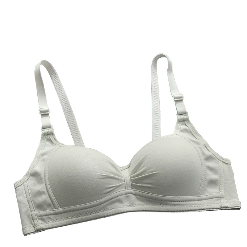 Underwear, wireless bra, cotton thin push up bra, for students