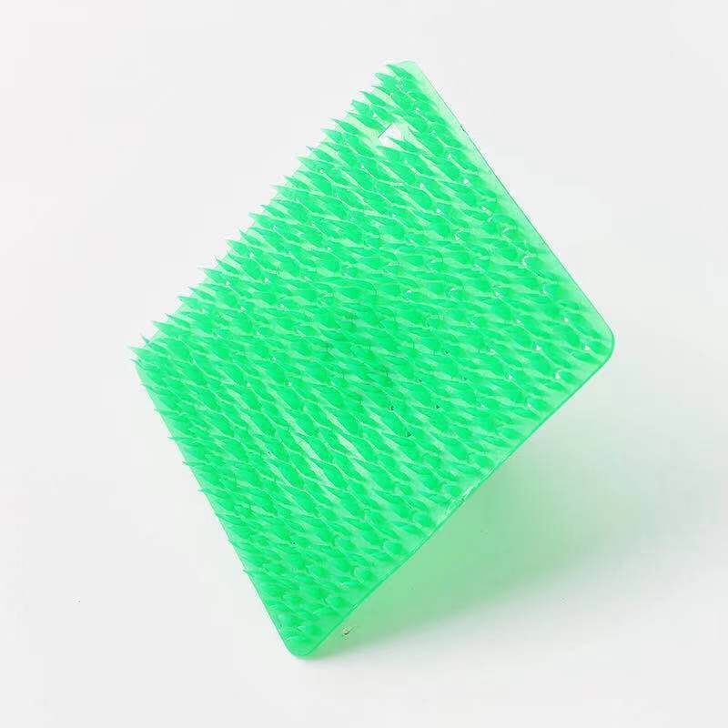 Green brush for fruits and vegetables