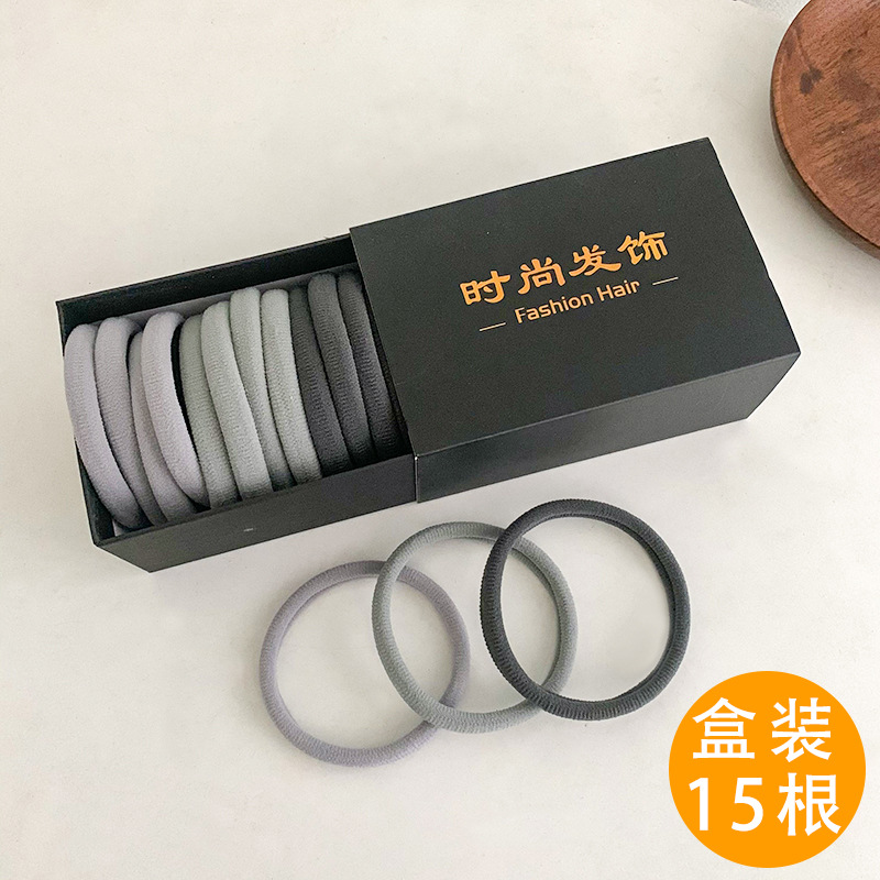 Caja de regalo banda de pelo sin costuras cuerda de pelo 2022 nueva banda de goma lazo de pelo femenino adulto alto elástico cuerda de pelo durable