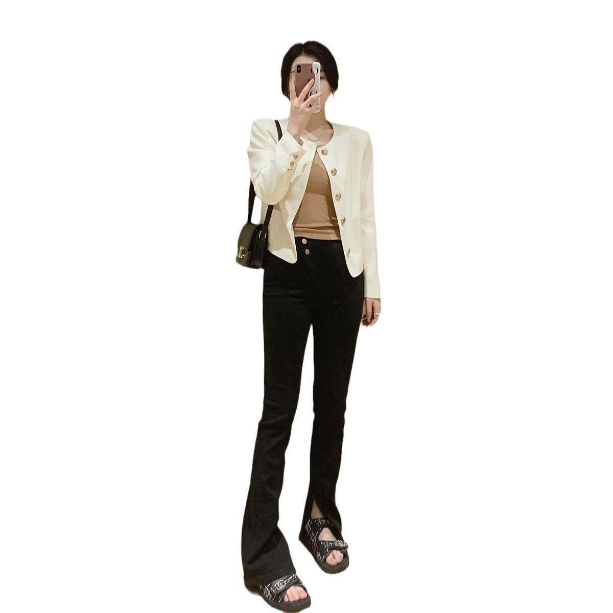 Комплект, топ-бра, летний универсальный майка-водолазка, футболка, slim fit