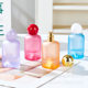 in stock supply 30ml spherical cap perfume bottle 50ml press spray perfume glass bottle 100ml cosmetic bottle
