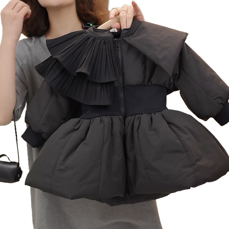 2025韩版女童新款棉服洋气宝宝保暖加厚公主风冬季棉衣外套潮棉袄|undefined