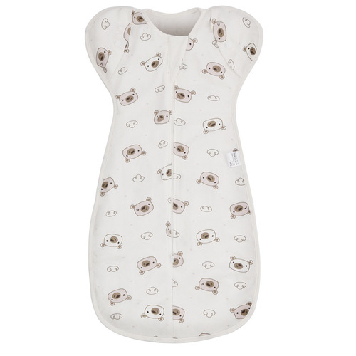 Four Seasons Baby 100% Cotton Anti-Slip Jumping Sleep Sack, Newborn Swaddle Blanket, Baby Wrap for Cross-border