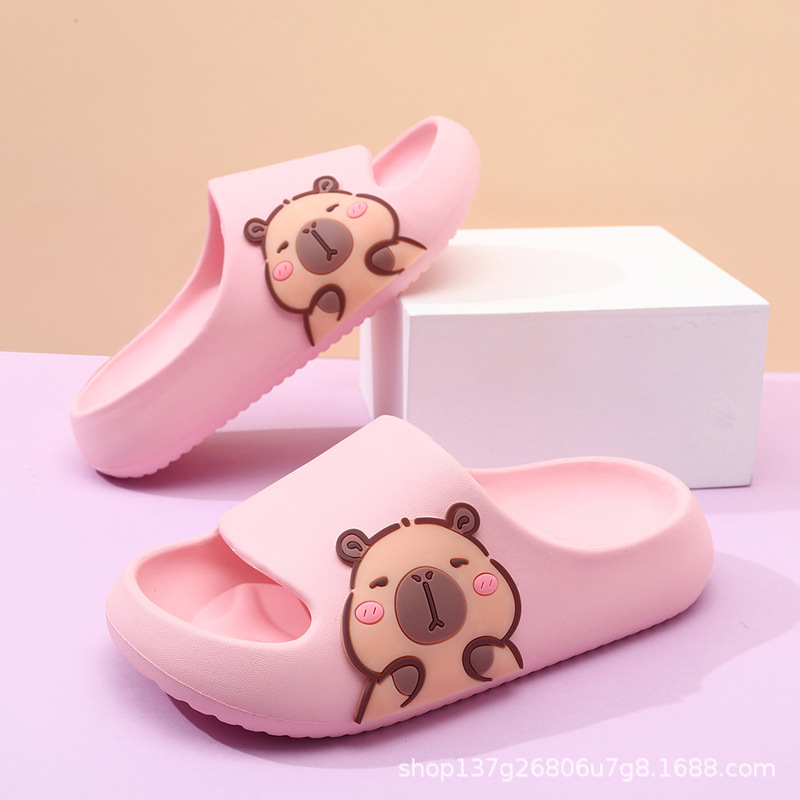 Children's Slippers New Model Manufacturer Wholesale Cross-Border Foreign Trade Popular Slippers for Boys and Girls Non-Slip Soft Bottom Casual Slippers