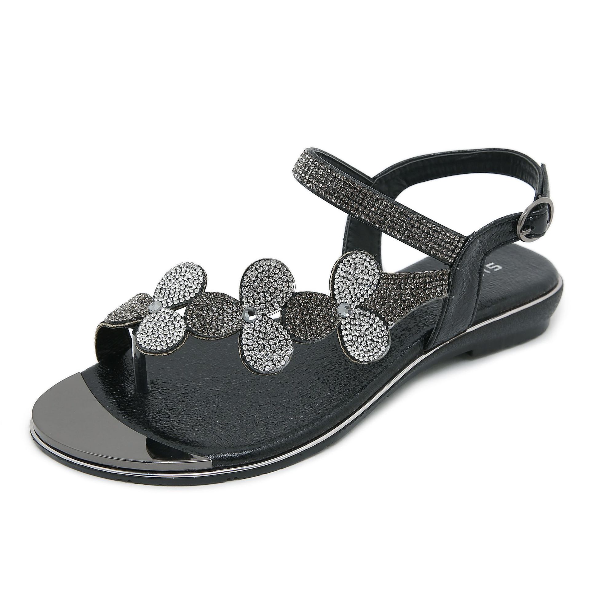 F8409 500K GIÀY DÉP SANDAL NỮ HUITDTU GẮN ĐÁ GIÀY DÉP NỮ G01 SẢN PHẨM MỚI