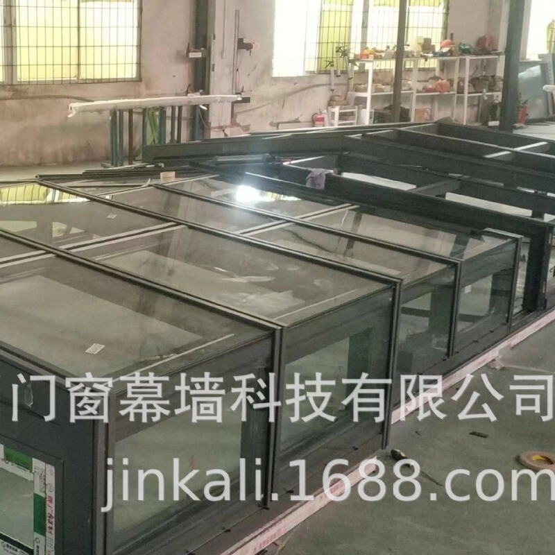 Factory Customized Aluminum Alloy Sliding Windows, Roof Skylights, Remote-Controlled Electric Aluminum Alloy Skylights
