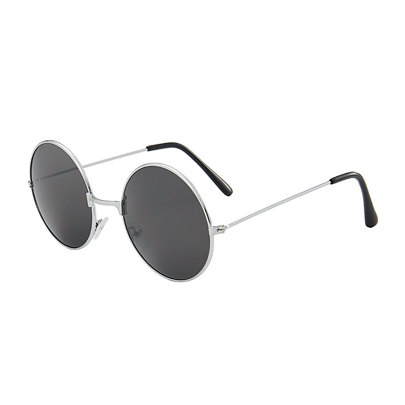 Retro Cool Style Colorful Pc Round Frame Clips Men's Sunglasses display picture 5