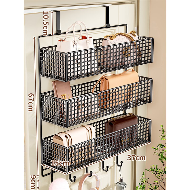 블랙 3단 대형(후크 포함)