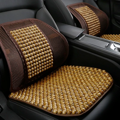 Four Seasons General Motors Seat Cushion Summer Cool Mat Single-piece Bodhi Summer Mat Breathable Wooden Bead Truck Fat Mat
