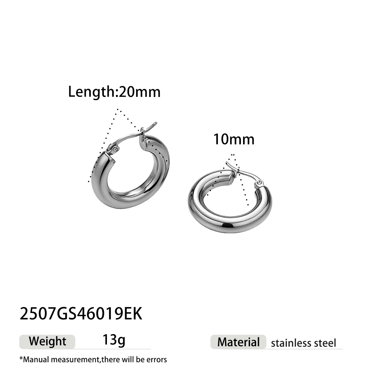 TENA Europa y los Estados Unidos de acero inoxidable aretes de vacaciones lujoso ligero de alto nivel de sensación de anillo geométrico de contraste de color de acero de titanio joyas de orejas