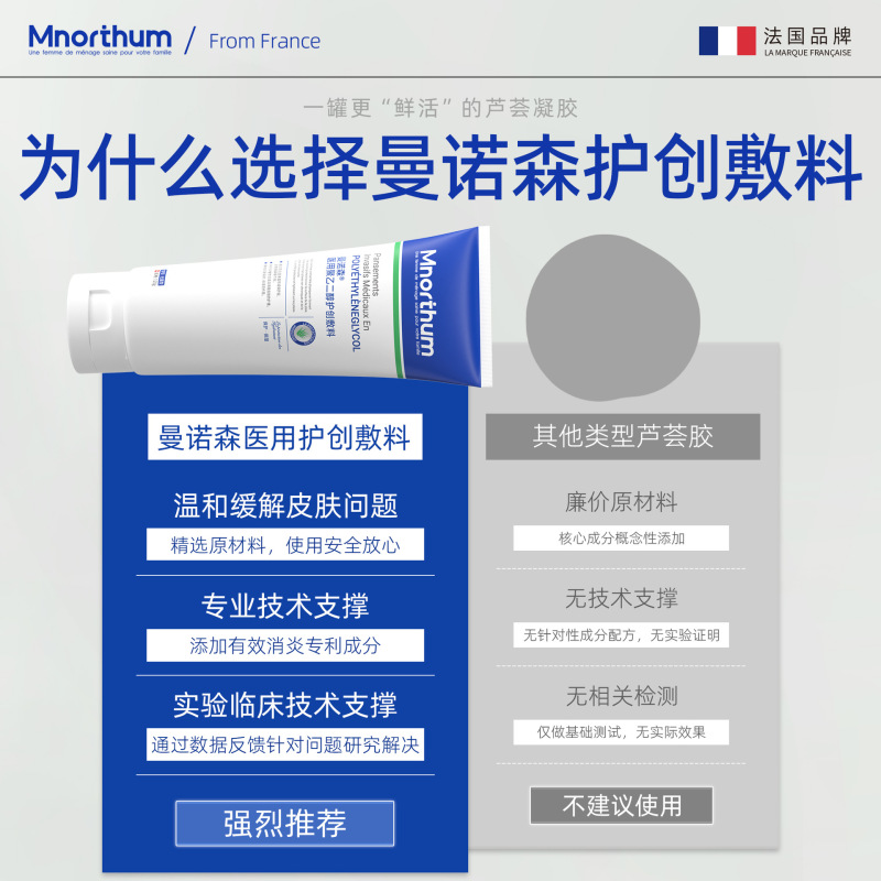 医用级芦荟胶夏季晒后修复保湿舒缓修护皮肤聚乙二醇创护敷料定制|undefined
