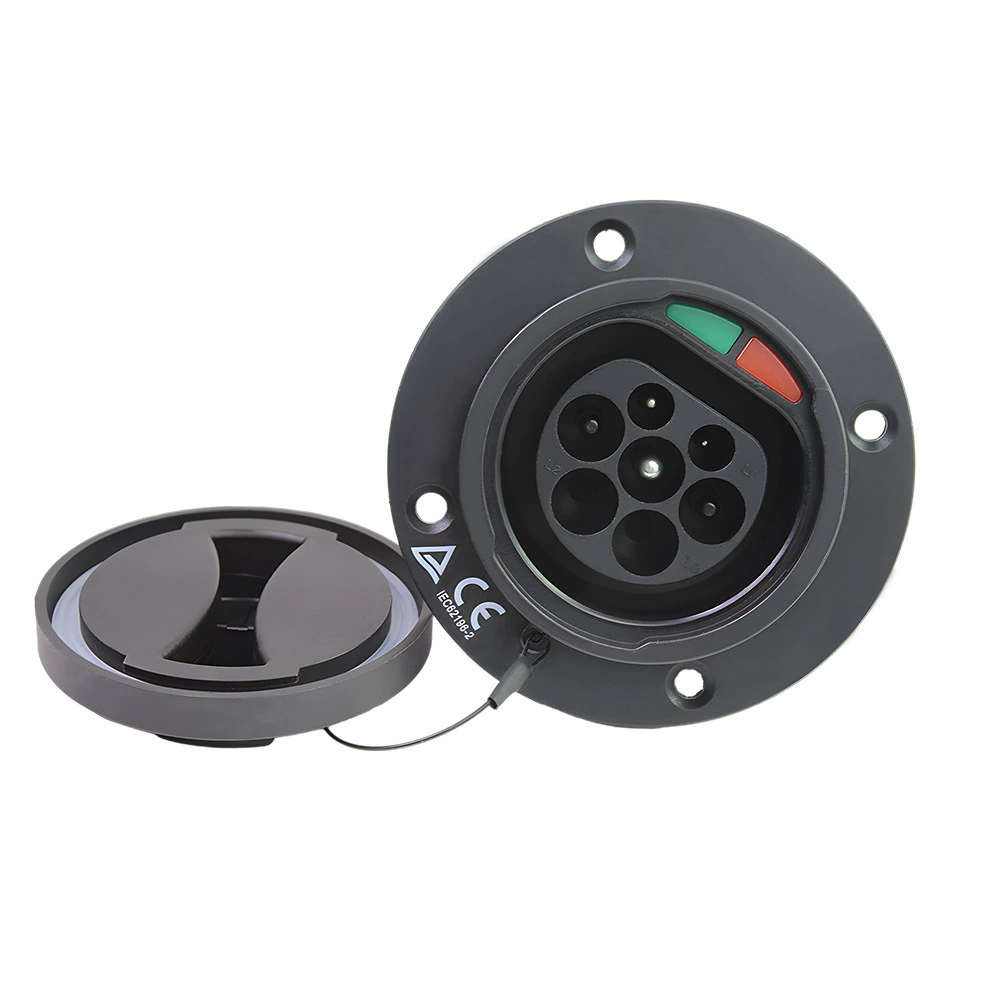 Новый энергетический электромобиль европейский стандарт автомобильного торцевого пистолета разъем IEC62196 общественных мест зарядный порт переменного тока 7-лунная база