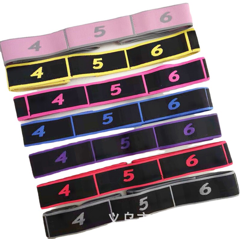 Yoga Stretch Belt Fitness Pull Band Resistance Band Kidsren's Latin Dance Digital Stretch Elastic Band