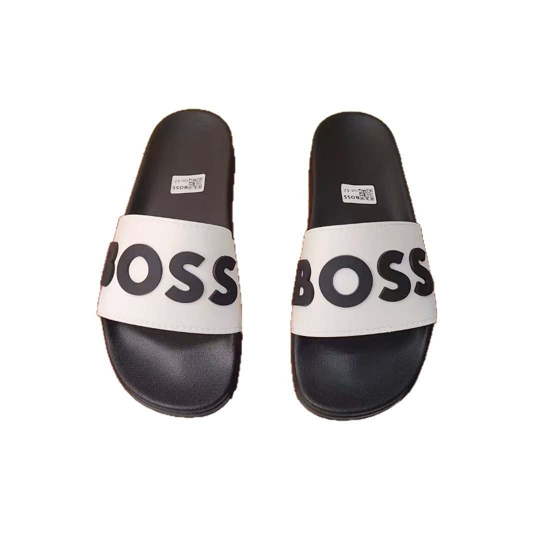 2025 verano nuevo estilo hombres y mujeres con letras zapatillas cómodas y versátiles hombres y mujeres tendencia juvenil ropa exterior chanclas de hotel