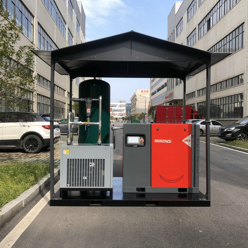 ピッキング式四合一スクリュー空気圧縮機工周波数空気圧縮機タンク棚付き空気圧縮機駅室|undefined