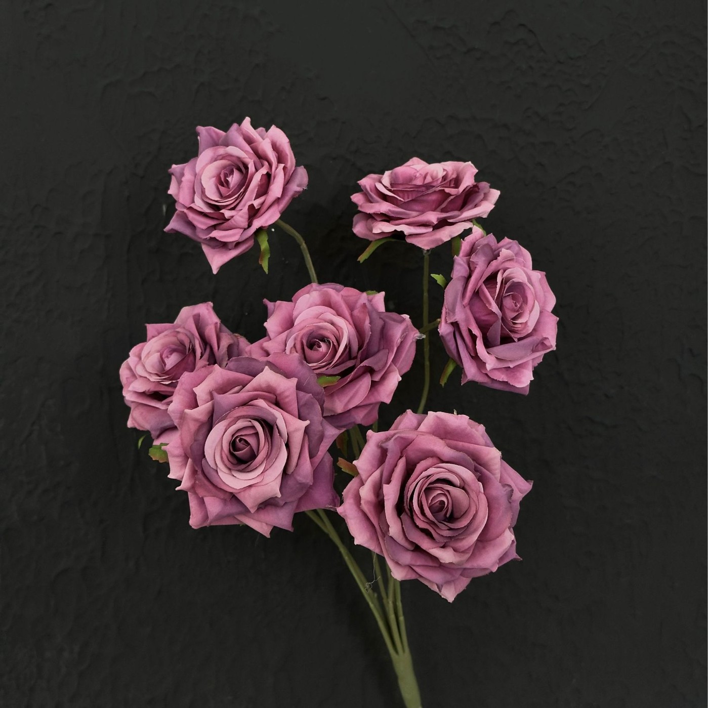 Flor de boda de color púrpura, sala de bodas de la carretera, arco de bienvenida, decoración de flores falsas, flores falsas