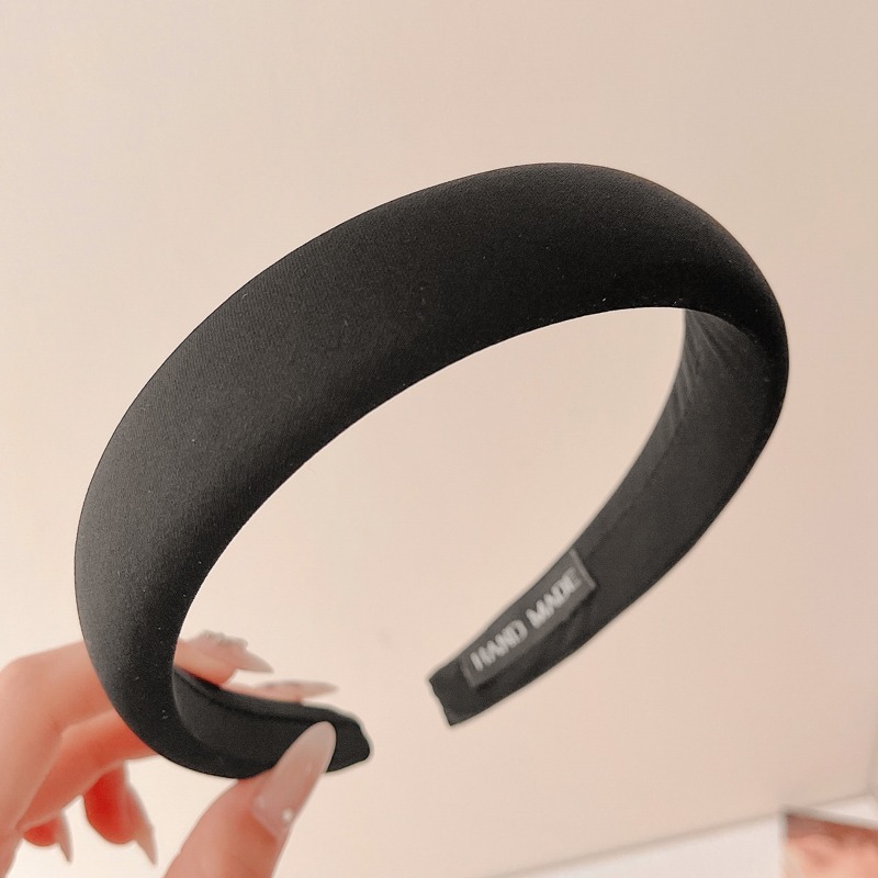 Alta sensibilidad al aro de cabello para mujeres red2024 nuevo estilo para salir correa de cabello universal lavar la cara aro de cabello de borde ancho prensado tarjeta de cabello toque