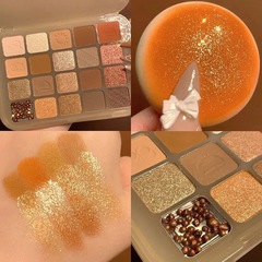 DIKALU栗子20色眼影盤閃粉珠光啞光脆香米眼影學生平價高顏值