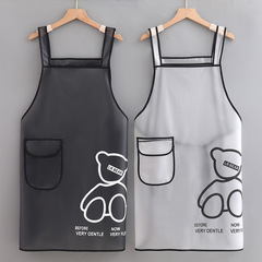 Transparent TPU Washable Waterproof Apron for Kitchen, Men and Women, Cooking, Pets, Aquatic Products, Work, Swimming Pool, Custom Printed LOGO