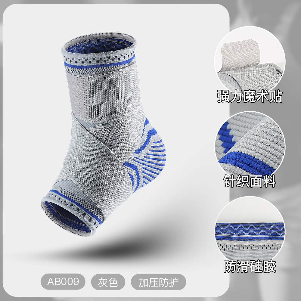 Protectores de tobillo deportivos de punto para baloncesto y fútbol, protectores de tobillo antideslizantes para ciclismo y fitness, venta al por mayor.