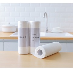 [Disposable lazy rag] Thickened wet and dry non-stick oil-absorbent dish towel for kitchen household non-woven fabric
