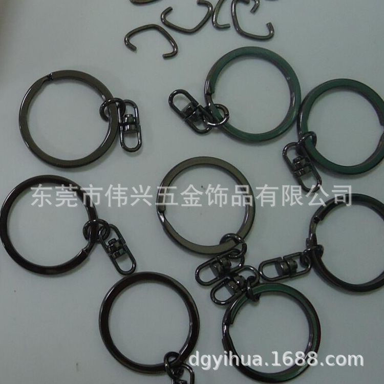 钥匙圈钥匙扣狗扣珠链