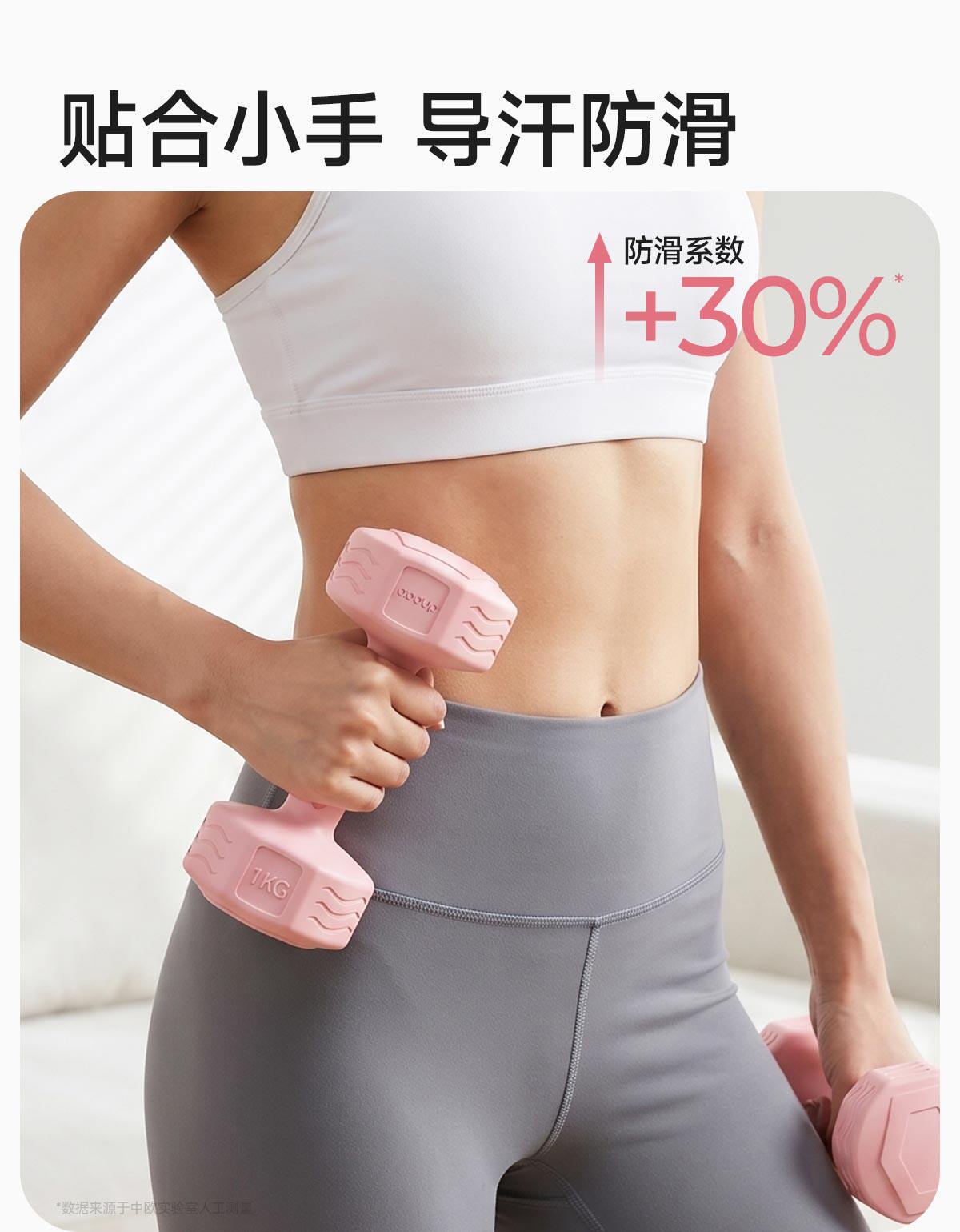 Hantel Damen Fitness Heimtrainer Krafttraining Muskelaufbau Arme Neues Design Gummiert Kleine Hantel Set