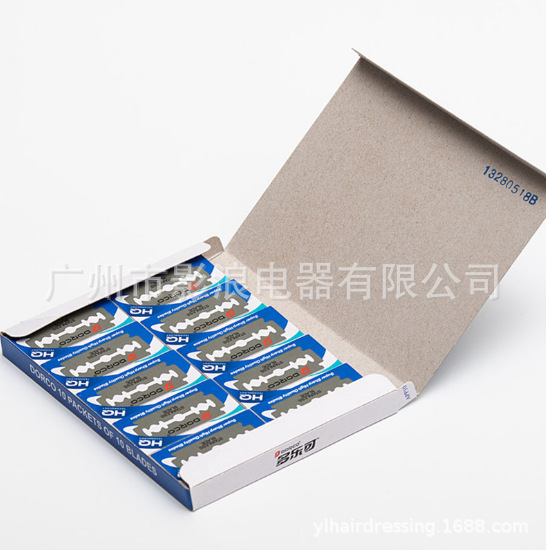 Hoja de acero inoxidable hoja de doble cara hoja de afeitar afilada hoja de vidrio hoja pequeña hoja de afeitar antigua