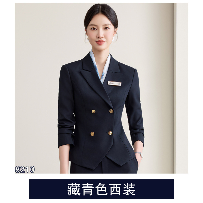 Navy blue suit