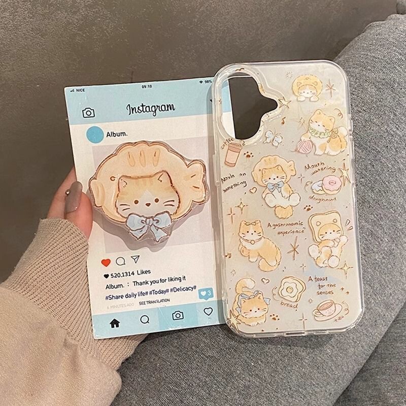 Taiyaki-shaped cat magnetic phone stand, compatible with Samsung S26 Ultra phone cases, A57, A17, and Apple 18 Pro AMX Taiyaki-shaped cat magnetic phone stand, compatible with Samsung S26 Ultra phone cases, A57, A17, and Apple 18 Pro AMX