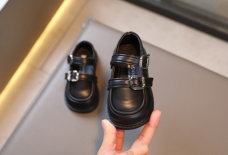 2024 Spring New Girl's Single Korean Edition Fashion Versatile Children's Leather Princess Trendy Casual Shoes_voghion.com
