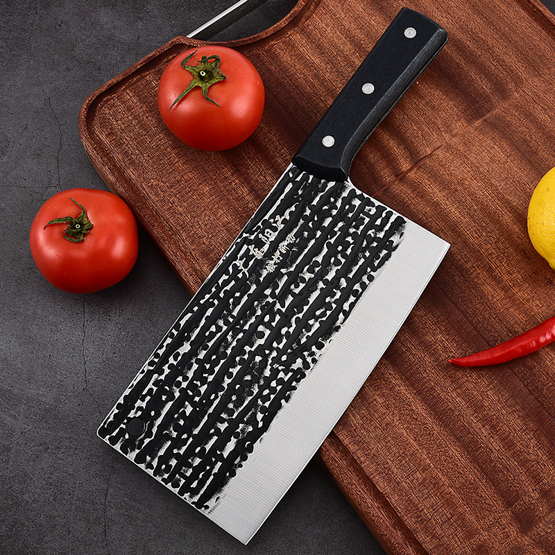 廠家直銷菜刀斬骨刀沙浪紋家用切片刀斬切兩用刀不鏽鋼鋒利廚房刀