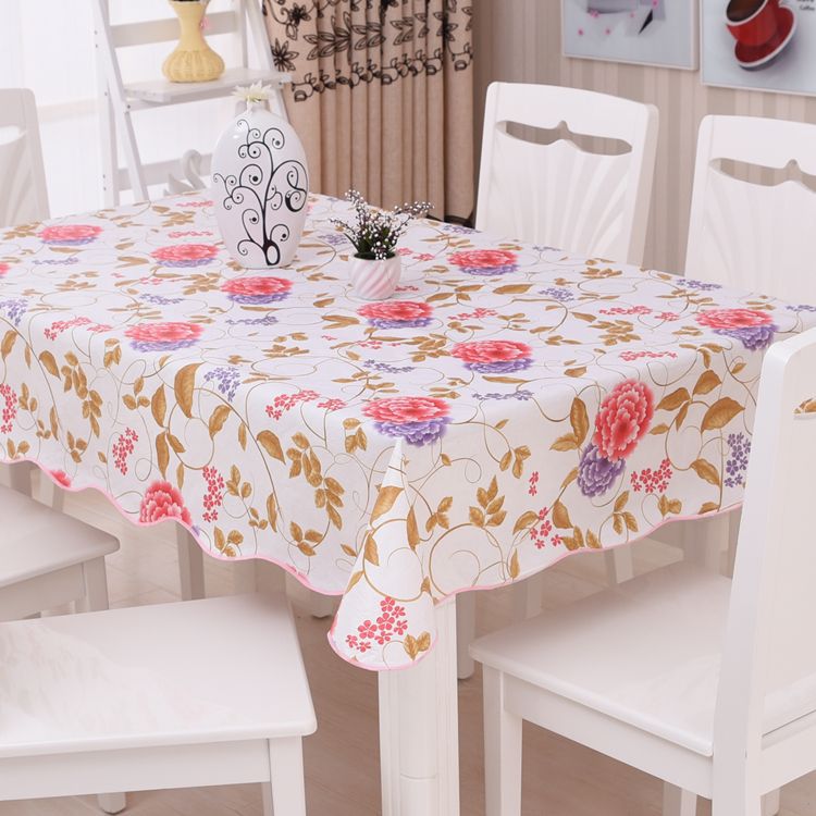 Topa de mesa de plástico lavable mesa redonda mesa cuadrada rectangular mesa de té fábrica de comercio exterior al por mayor