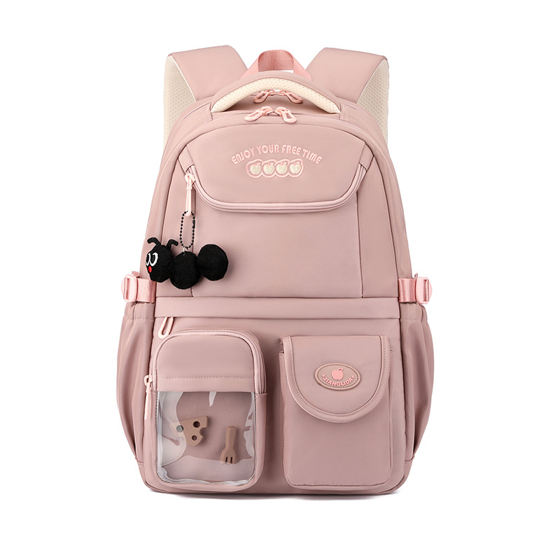 Mochila estilo campus japonés hermosa, mochila de alta capacidad, mochila de estudiantes de tercer a sexto grado.