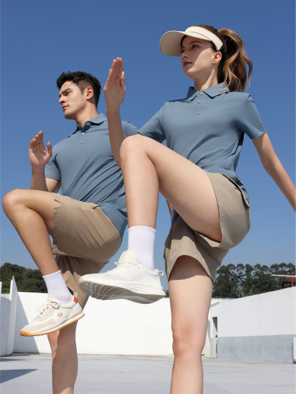 40 puntos antiácaros, antibacterianos, de secado rápido, camisa POLO deportiva jacquard, ropa de trabajo de manga corta personalizada, impresión de LOGO