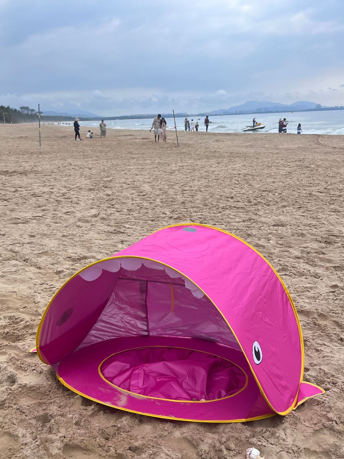 Tienda de playa automática de apertura rápida para niños, juguete al aire libre, protección solar, juego con agua y arena, casa de juegos, suministro directo de fábrica