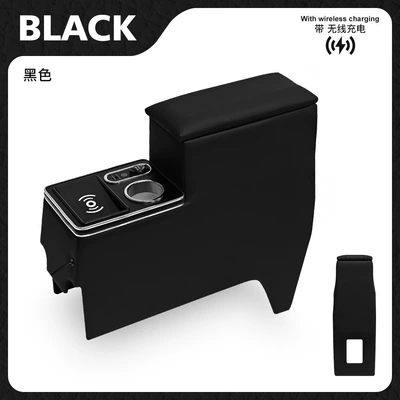 Suitable for Toyota Noah 90 Armrest box - 90-series95-series-flip-model-lantern-super-fast-charging-wireless-charging